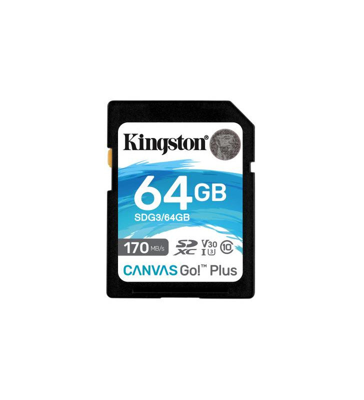 KINGSTON 64GB SDXC Canvas Go Plus *SDG3/64GB