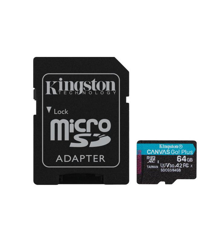 KINGSTON microSDXC Canvas Go Plus 64G *SDCG3/64GB