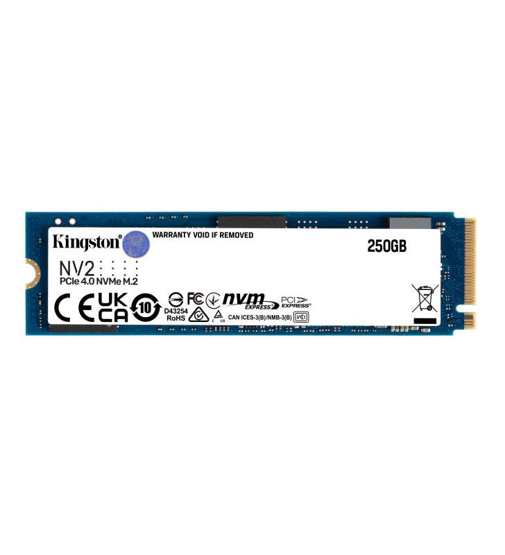 Kingston Technology 250G NV2 M.2 2280 PCIe 4.0 NVMe SSD