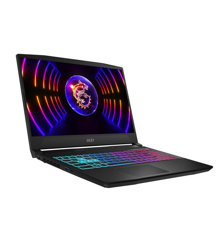 MSI Katana 15 B13VEK-1695FR IntelÂ® Core? i7 i7-13620H Ordinateur portable 39,6 cm (15.6") Full HD 32 Go DDR5-SDRAM 1 To SSD NVIDIA GeForce RTX 4050 Wi-Fi 6E (802.11ax) Windows 11 Pro Noir