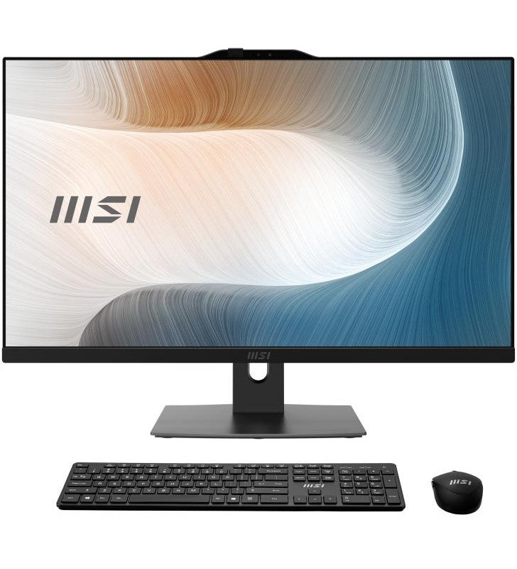 MSI Modern AM272P 1M-814FR Intel Core 7 150U 68,6 cm (27") 1920 x 1080 pixels PC All-in-One 16 Go DDR5-SDRAM 1 To SSD Windows 11 Pro Wi-Fi 6E (802.11ax) Noir