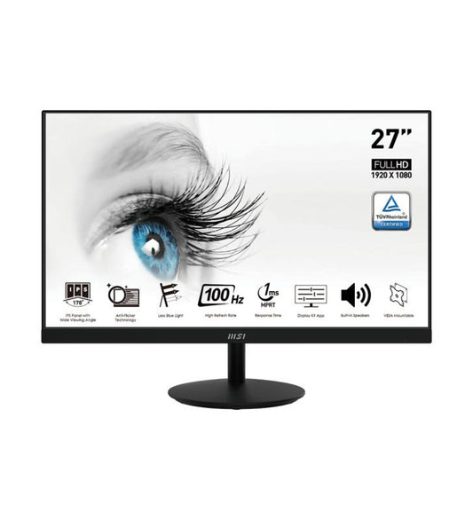 MSI Pro MP271A Ã©cran plat de PC 68,6 cm (27") 1920 x 1080 pixels Full HD LCD Noir