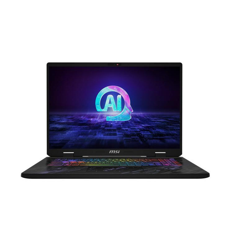 MSI Pulse 17 AI C1VFKG-009FR Intel Core Ultra 7 155H Ordinateur portable 43,2 cm (17") Quad HD+ 32 Go DDR5-SDRAM 1 To SSD NVIDIA GeForce RTX 4060 Wi-Fi 6E (802.11ax) Windows 11 Pro Noir