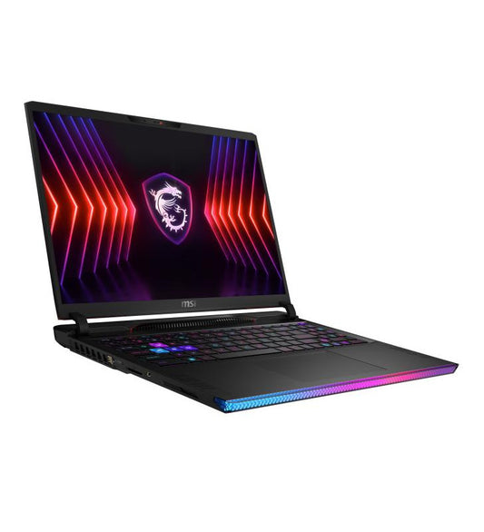 MSI Gaming Raider GE68 HX 14VGG-252FR IntelÂ® Core? i9 i9-14900HX Ordinateur portable 40,6 cm (16") Quad HD+ 32 Go DDR5-SDRAM 2 To SSD NVIDIA GeForce RTX 4070 Wi-Fi 7 (802.11be) Windows 11 Pro Noir