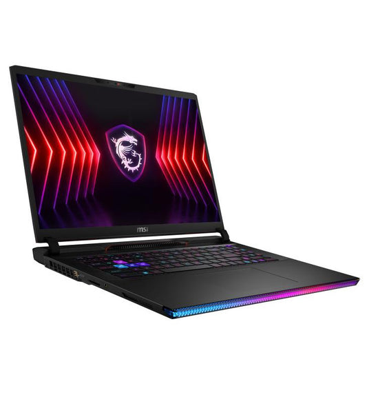 MSI Gaming Raider GE78 HX 14VHG-615FR IntelÂ® Core? i9 i9-14900HX Ordinateur portable 43,2 cm (17") Quad HD+ 32 Go DDR5-SDRAM 2 To SSD NVIDIA GeForce RTX 4080 Wi-Fi 7 (802.11be) Windows 11 Pro Noir