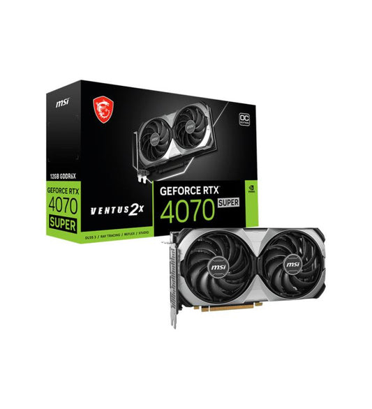 MSI VENTUS GeForce RTX 4070 SUPER 12G 2X OC NVIDIA 12 Go GDDR6X