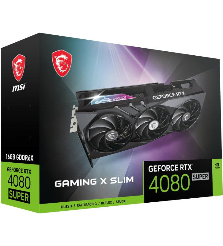 MSI GAMING GeForce RTX 4080 SUPER 16G X SLIM NVIDIA 16 Go GDDR6X