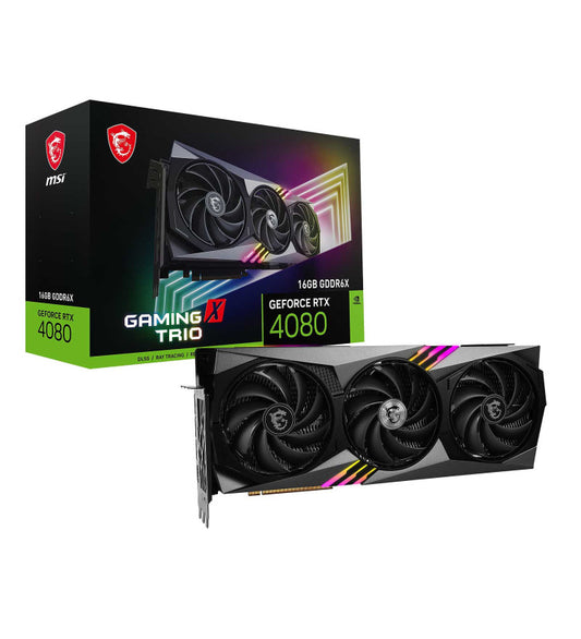 MSI GeForce RTX 4080 SUPER 16G GAMING X TRIO NVIDIA 16 Go GDDR6X