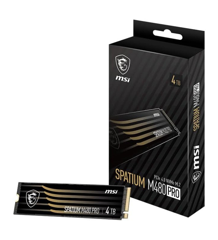 MSI SSD SPATIUM M480 Pro PCIe 4.0 NVMe M.2 4TB