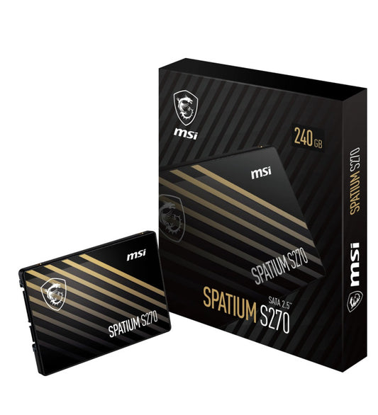 MSI SPATIUM S270 SATA 2.5 240GB disque SSD 240 Go 2.5" SÃ©rie ATA III 3D NAND