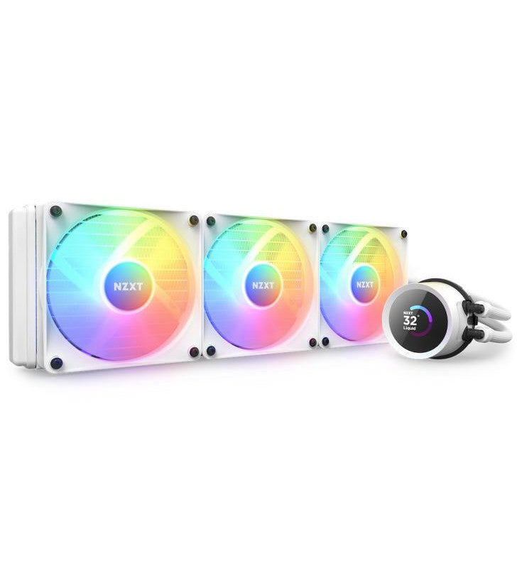 NZXT Kraken 360 RGB Processeur Refroidisseur de liquide tout-en-un 12 cm Blanc 1 piÃ¨ce(s)