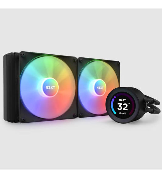 NZXT Kraken Elite 280 RGB Processeur Refroidisseur de liquide tout-en-un 14 cm Noir 1 piÃ¨ce(s)