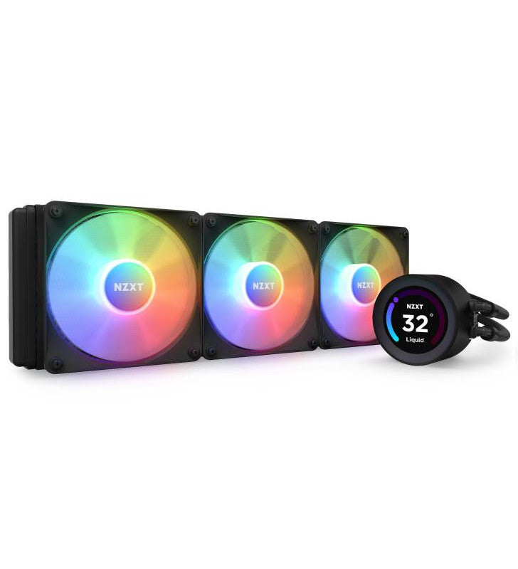 NZXT Kraken Elite 360 RGB Processeur Refroidisseur de liquide tout-en-un 12 cm Noir 1 piÃ¨ce(s)