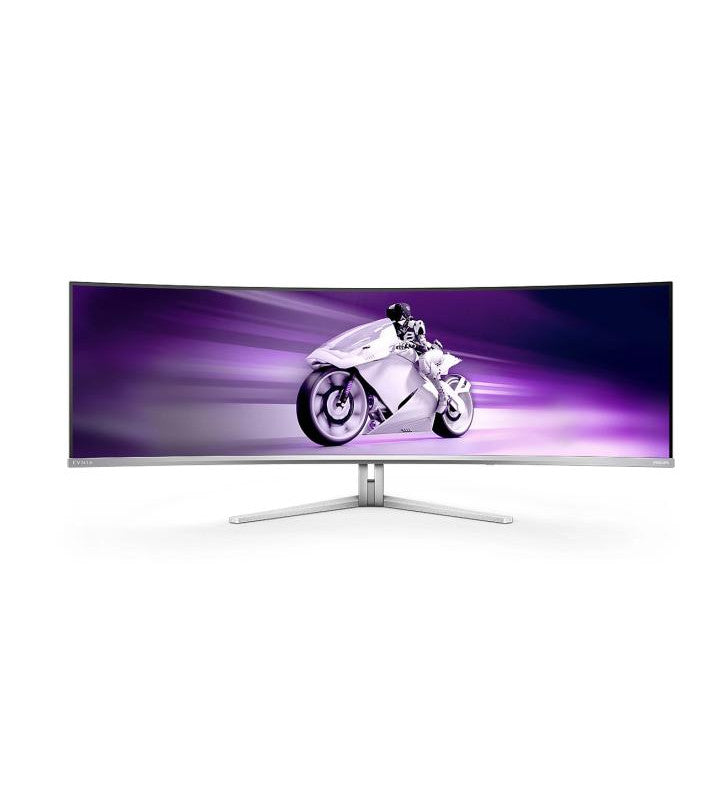 Philips Evnia 8000 49M2C8900/00 Ã©cran plat de PC 124,2 cm (48.9") 5120 x 1440 pixels Dual QHD QDOLED Blanc