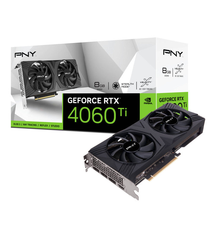 PNY GEFORCE RTX 4060Ti 8GB VERTO Dual Fan DLSS 3