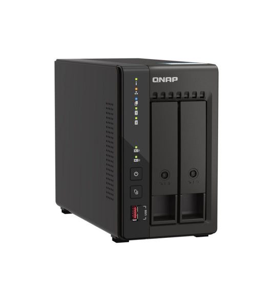 QNAP TS-253E NAS Tower IntelÂ® CeleronÂ® J6412 8 Go QNAP QTS Noir