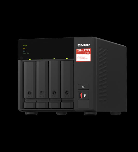 QNAP TS-473A-SW5T Serveur NAS 4 Baies + QSW-1105-5T