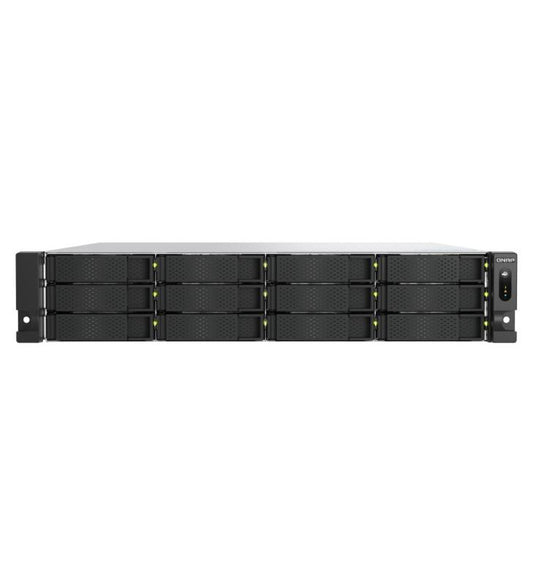 QNAP TS-H1277AXU-RP NAS Rack (2 U) Intel Xeon E E-2136 16 Go DDR4 168 To HDD QuTS hero Noir