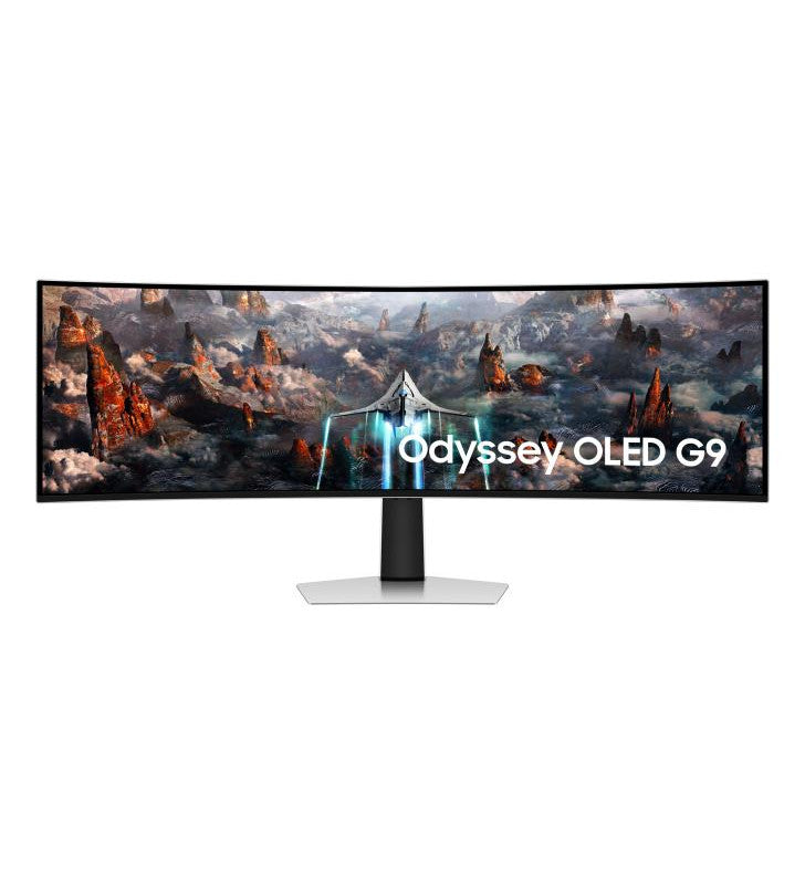 Samsung G93SC Ã©cran plat de PC 124,5 cm (49") 5120 x 1440 pixels Dual QHD OLED Argent