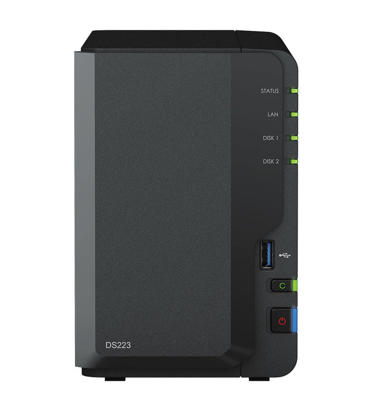 Synology DiskStation DS223 serveur de stockage NAS Bureau Realtek RTD1619B 2 Go DDR4