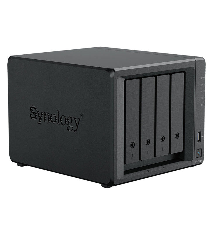 Synology DiskStation DS423+ serveur de stockage NAS Rack (8 U) IntelÂ® CeleronÂ® J4125 2 Go DDR4 DiskStation Manager Noir