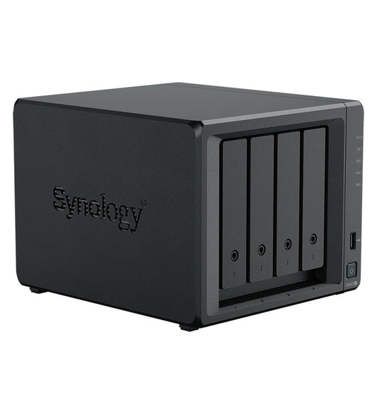 Synology DiskStation DS423+ serveur de stockage NAS Rack (8 U) IntelÂ® CeleronÂ® J4125 2 Go DDR4 DiskStation Manager Noir