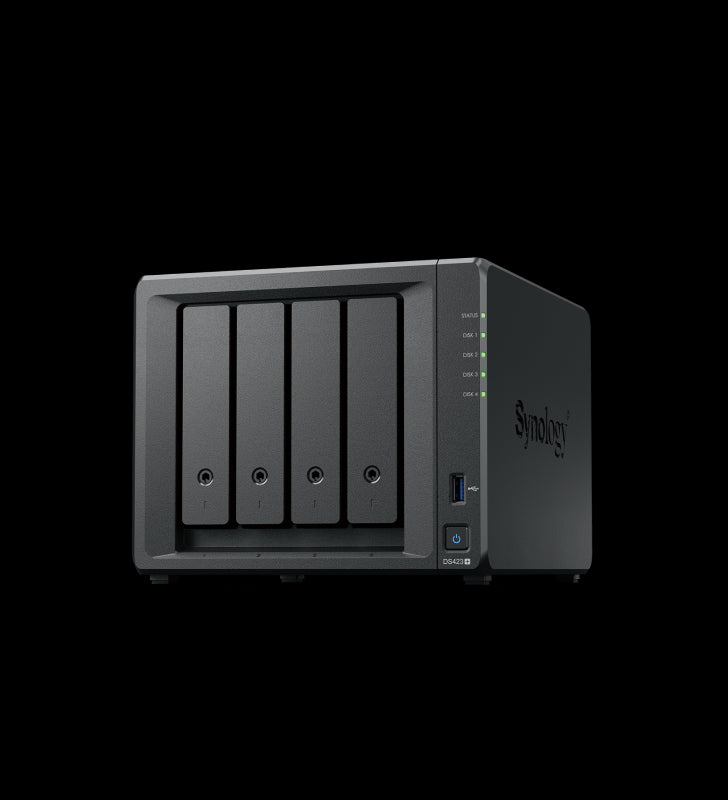 Synology DiskStation DS423 serveur de stockage NAS Realtek RTD1619B 2 Go DDR4 DiskStation Manager Noir