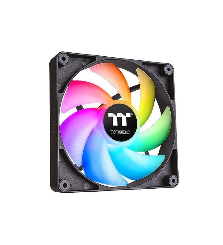 Thermaltake CT120 ARGB Sync PC Boitier PC Ventilateur Noir, Blanc 2 piÃ¨ce(s)