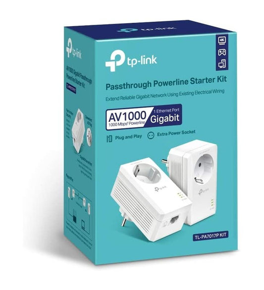 TP-LINK TL-PA7017P KIT(FR) - Kit CPL AV1000