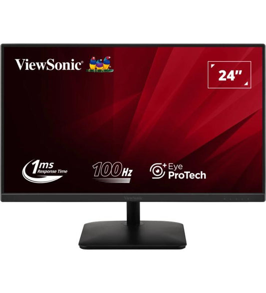 Viewsonic VA2408-MHDB Ã©cran plat de PC 61 cm (24") 1920 x 1080 pixels Full HD LED Noir